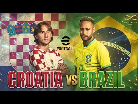 eFootball™ 2026 || CROATIA VS BRAZIL || 90+3' WINNER! 🤯INSANE Drama![4K 60FPS Gameplay]