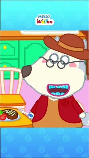 $1 vs $10,000 Grandma Teeth! Baby Wolf Dentist Chooses the Best One 🦷 | Kids Cartoon #shorts