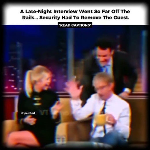 A late-night interview went so far off the rails... security had to remove the guest.