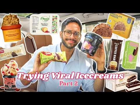 I TRIED VIRAL ICE CREAMS 🍦🔥 YOU NEED TO SEE THESE!