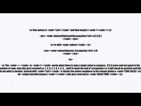 How to create a new data frame by removing specific values in a column?