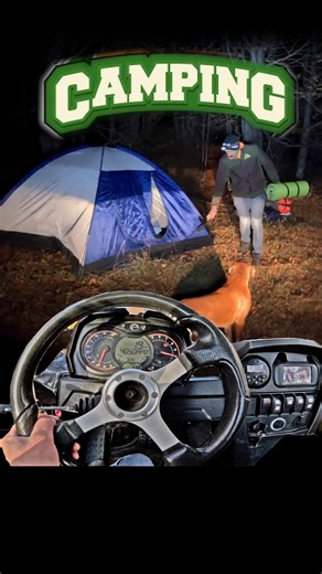 Camping in November 🍁🌄🐕 #campinglife #campingwithdogs #offroad #canam #wilderness #outdoors