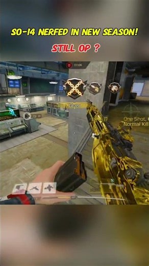 SO-14 GOT NERFED 😳 in season 3? #callofdutymobile #codm #codmobile