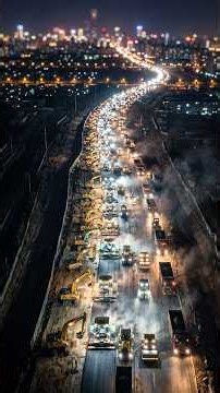 China’s Impossible Engineering 18km Road Built in 6 Hours!