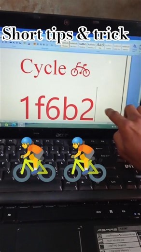 Draw a No Bicycle Emoji in MS ExcelUsing Just One Shortcut #ExcelTips#KeyboardShortcuts #Excel