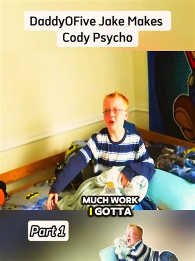 DaddyOFive Jake Makes Cody Psycho #angryman #dadoftiktok #crazyman #viral #1min