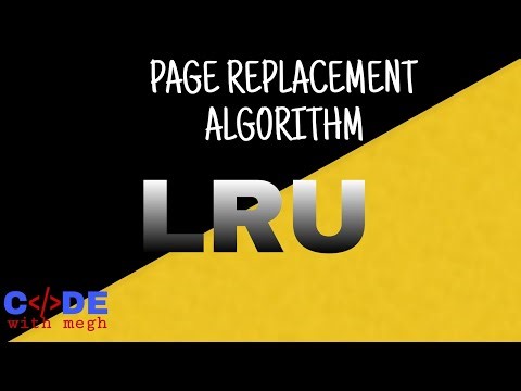LRU Page Replacement Algorithm | LEAST RECENTLY USED 