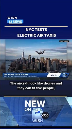 Electric air taxi flights