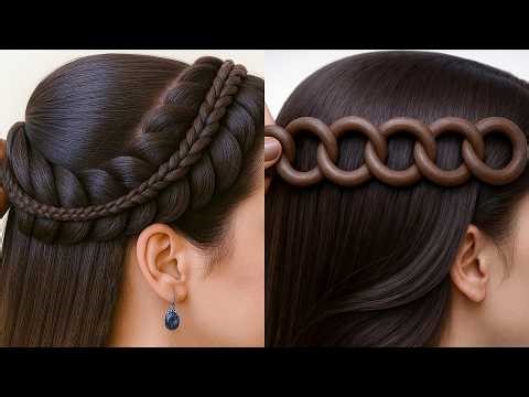 Beautiful & Elegant Hairstyle Tutorial | Trendy Hairstyle For Wedding | Hair Style Girl