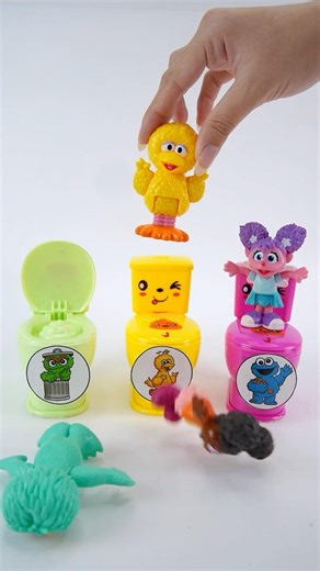 Satisfying With Unboxing Sesame Street Toys | Sesame Street Toy Collection Review ASMR #short #toy