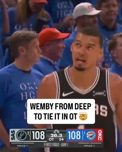 SPURS WIN GAME 1 VS. THUNDER 🍿
