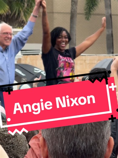 @Rep. Angie Nixon and Bernie Sanders in Tampa and No kings. LFG | bernie