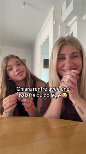 Chiara rentre du collège avec une balafre : journée McDo, foot et retrouvailles