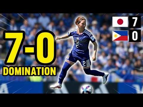 Japan なでしこジャパン 7-0 Philippines - Risa Shimizu 清水 梨紗 Masterclass