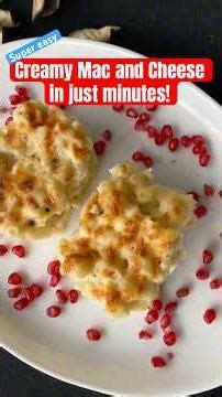 Creamy Mac and Cheese in just minutes! #macandcheese #pastarecipe #easyrecipes #cheeselovers #easy