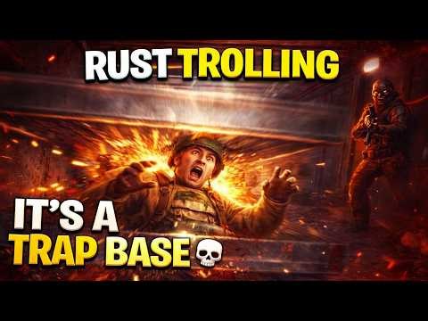 Rust Trap Base Trolling With Elevator & Shotgun Traps 💀