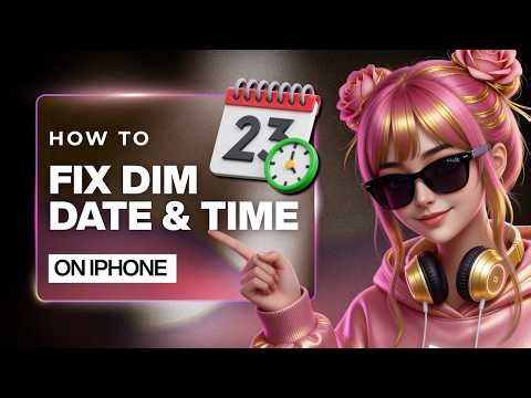 How To Fix Dim Date and Time On iPhone Lock Screen (2026)