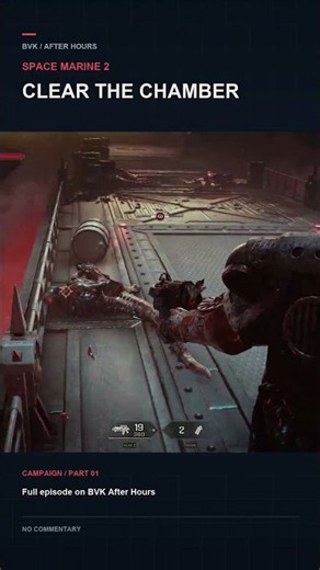 Chainsword Combat Beneath the Launcher, Space Marine 2 #Shorts