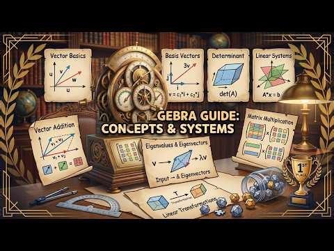 Linear Algebra Explained | Vectors, Matrices & Transformations for Beginners