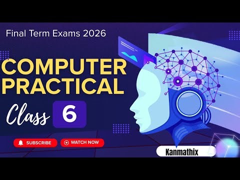 Aps Class 6 Computer 🖥 Practical Paper 2026| Final Term Preparation Guide 📃