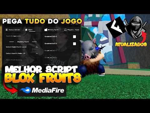 SAIU AGORA!!💥 NOVO SCRIPT BLOX FRUITS PARA CELULAR NOVAS FUNÇÕES AUTO FARM - (MOBILE e PC)