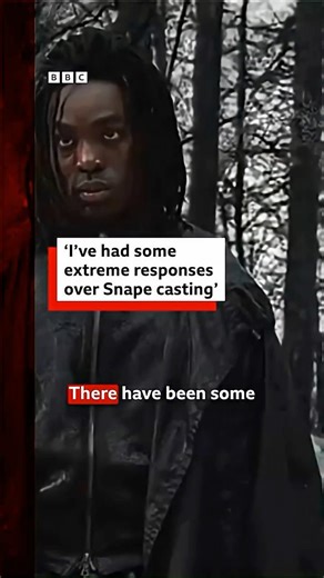 "I've had some extreme responses over Snape casting", actor Paapa Essiedu has said. #BBCNews