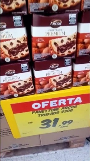 Super Oferta do Panettone Trufado da Arcor #shorts