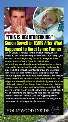 Simon Cowell in TEARS After What Happened to Darci Lynne Farmer #shorts