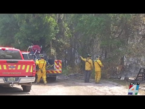Clay, Putnam wildfires merge into ‘unpredictable’ 4K-acre Railroad Fire