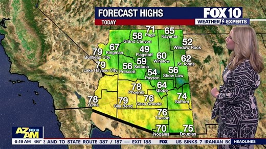 Arizona weather forecast: Picture-perfect conditions in Phoenix area