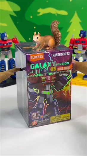 Squirrel Stampede on Instagram: "Transformers Blokees 06 Galaxy Version Parallel Universe Optimus Prime Assembly. #transformers #blokees #toys"