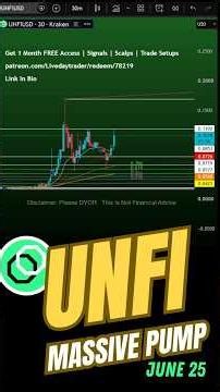 Unifi Protocol DAO ( Unfi ) price prediction | Unfi crypto Max Pump | Crypto Scalping ( June 25 )