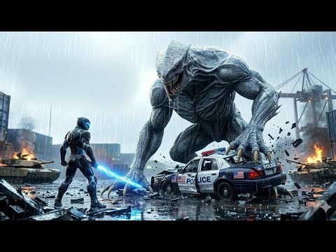Cyber Bio Soldier Vs Insane Girl Who Turned Into A Monster At US Shipping Port. | Rampage Sci-fi