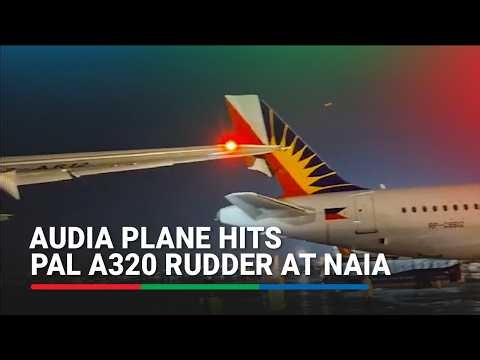 Saudia plane hits PAL A320 rudder at NAIA