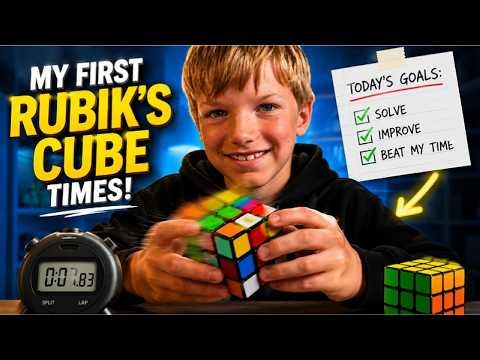 My First Rubik's Cube Times