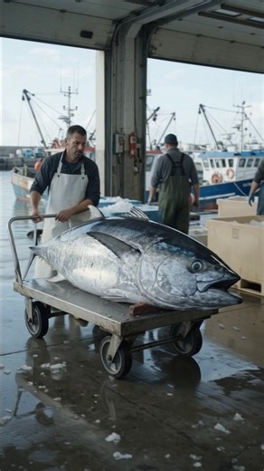 😱🐟 THIS BLUEFIN TUNA IS ABSOLUTELY MASSIVE! 🔥🌊