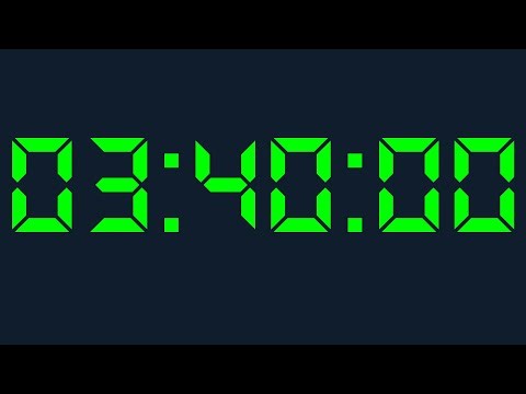 3 hour 40 minutes Timer Digital Countdown Digital