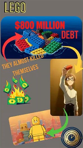 LEGO Was Losing $1 Million a Day 🧱 #shorts #lego #businessstory