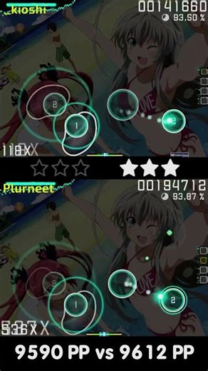 DUEL SHOW _kioshi vs Plurneet - osu! tournament [Map 5] #osu #replay #osugame #stream #streammoments