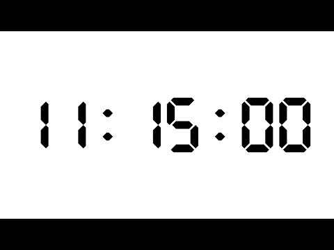 11 Hour 15 Minutes Timer | White Screen With Silent Focus | NX
