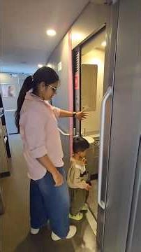 Enga Bullet train experience in Japan 🚆 #policouple #bullettrain #japan #trending #travel #family