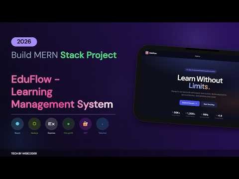 Build EduFlow - Learning Management System (MERN Stack) | Full Project + Code + PPT