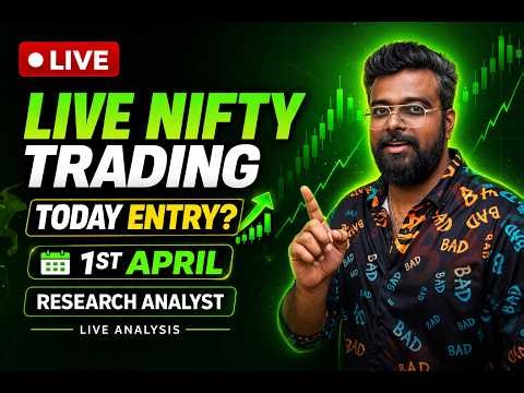Bank Nifty Live Options Trading | 1 APR 2026 |Live Market Analysis & Scalping Strategy(Educational)