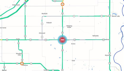 Cass County intersection remains closed after Tuesday crash
