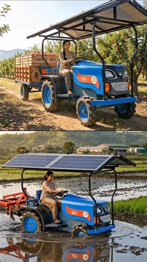 Amazing Solar Tractor 🚜🔥