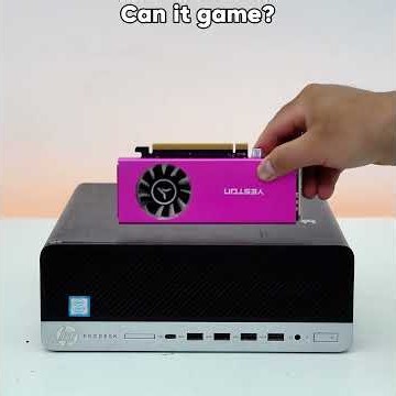 HP ProDesk 600 G5 ft rtx3050 gaming upgrade, can it game?