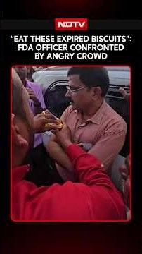 'Eat These Expired Biscuits': FDA Officer Forced By Angry Crowd In Maharashtra