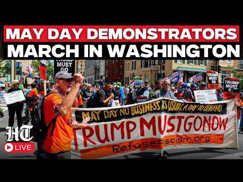 “Trump Must Go Now!” Protesters Call For Trump’s Removal at Massive May Day Rally in D.C. | US News