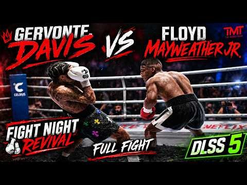 Gervonte Davis vs Floyd Mayweather FULL FIGHT | DLSS 5 | Fight Night Revival