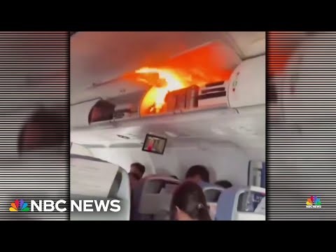 Dangers of rechargeable batteries on planes